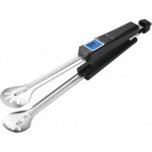 Digital Food Thermometer Tongs - Stainless Steel