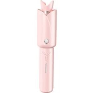 32mm Automatic Ceramic-Coated Hair Curling Iron - Pink