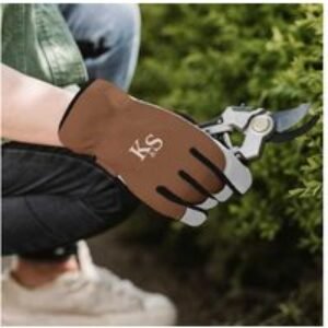 Kent & Stowe SureFit Premium Leather Gardening Gloves - Small