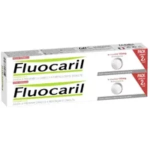 Fluocaril Bi-Fluorinated Whiteness Toothpaste 2 x 75ml