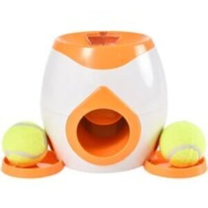 Interactive Dog Ball & Treat Dispenser - No-Battery Training Toy
