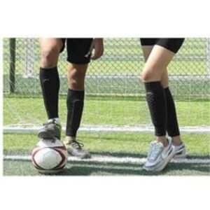 Honeycomb Soccer Shin Guards Calf Compression Sleeve - Breathable Nylon