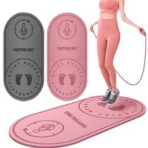 Non-Slip Extra-Long Yoga Mat - Pink and Grey | Wowcher