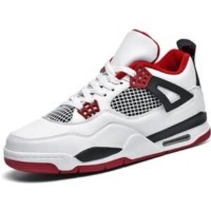 Black Men's Retro Sport Running Trainers - Lightweight Mesh