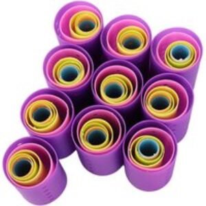 60 Piece Hair Rollers Set with Accessories for Versatile Styling | Wowcher