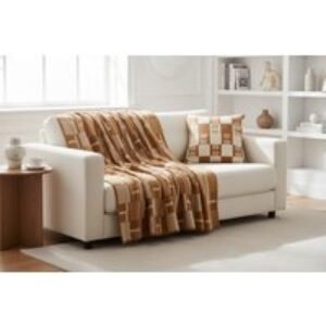 Designer  Avalon Cotton Throw Blanket & Pillowcase Set - Ultra Soft