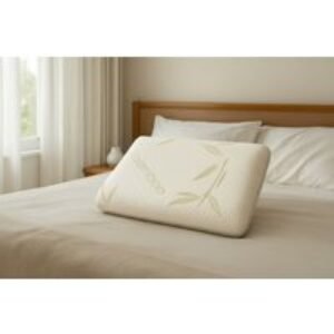 Octaluxe Bamboo Visco Memory Foam Pillow - Ergonomic Octagonal Design