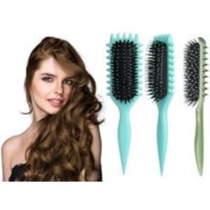 Curl Defining Hair Brush for Curly Hair - Anti-Frizz