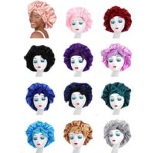Silk Hair Sleeping Bonnet - Anti-Frizz