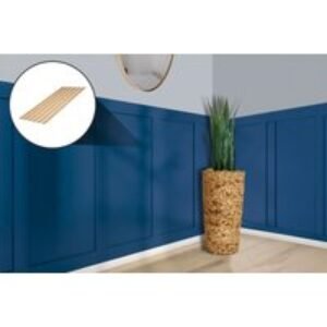 DIY Paintable MDF Acoustic Wall Panel Kit - 6-Piece