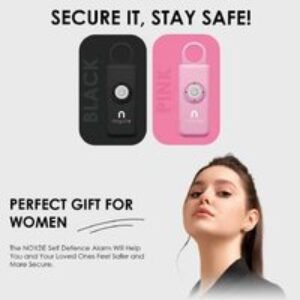 Noyzie Personal Safety Alarm 125dB - Emergency Siren & SOS Light Keychain Alarm | Wowcher