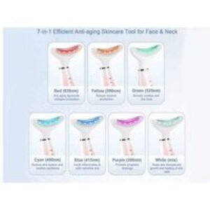 Rechargeable LED Anti-Wrinkle Skin Tightening Facial Massage Device - Microcurrent