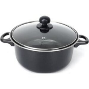 Black Non-Stick Cookware Set Pots