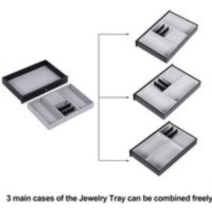 PU Leather Lockable Accessories Storage Box - Secure Jewellery & Watch Organiser | Wowcher