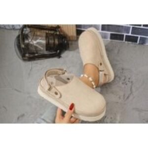 Beige UGG- Breathable Lightweight Slip-On Sandals - Casual Comfort Footwear for Men & Women (8 Sizes