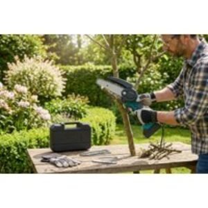 6-Inch Mini Cordless Electric Chainsaw - Lightweight