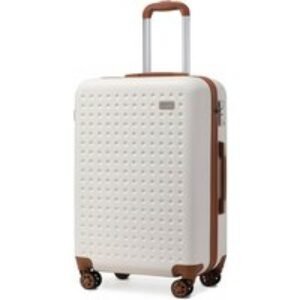 Kono 24-inch ABS Hard Shell Suitcase with TSA Lock & 4-Wheel Spinner | Wowcher