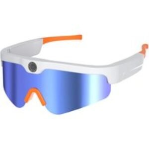 Unisex Black 4K Camera Smart Sunglasses - UV400 Protection