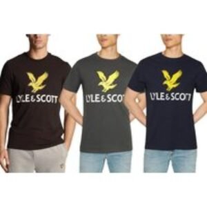 Lyle & Scott 100% Cotton Graphic T-Shirt - Classic Crew Neck
