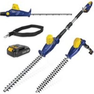 Skotek Cordless Electric Hedge Trimmer 20V - Telescopic Pole