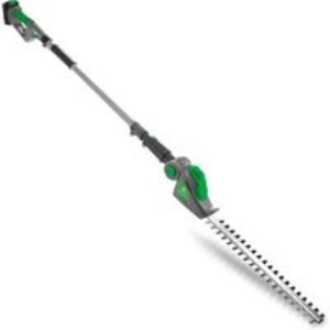 Gracious Gardens 18V Cordless Long Reach Electric Hedge Trimmer - 2.4m Telescopic Pole