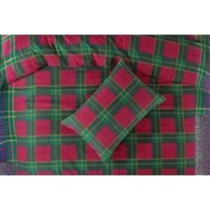Thermal Flannelette Tartan Bedding Set - 100% Brushed Cotton
