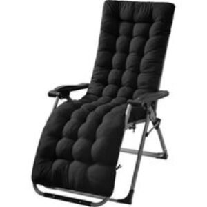 Extra-Thick Full Length Outdoor Chair Cushion - Garden Patio Accessory | Wowcher