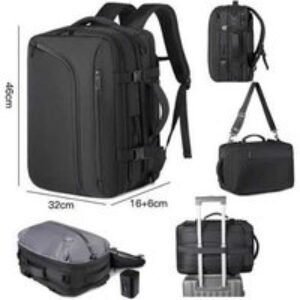 Durable Expandable Vacuum Compression Travel Backpack | Wowcher