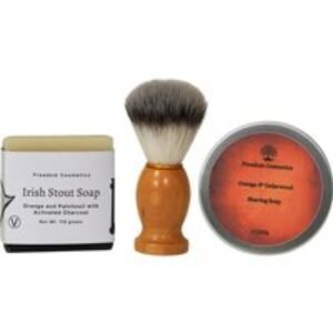 Men's Premium Shaving Kit & Irish Stout Soap Set - Natural Grooming Essentials