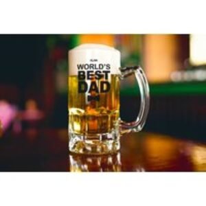 Beer & Snacks Hamper with a Personalised Pint Glass ! | Wowcher
