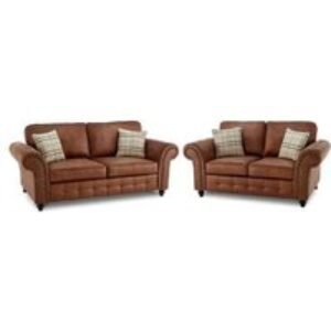 Oakland Beckenham 3+2 Seater Fabric Sofa Set - Modern Living Room Comfort | Wowcher