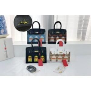 Black Unique House-Shaped Women's PU Leather Crossbody Bag