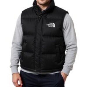 Designer  Men's Water-Resistant Padded Sleeveless Winter Vest - Lightweight Outdoor Layering Gilet