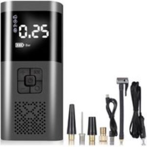 Portable Car Tyre Air Compressor & Inflator - ABS Shell