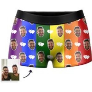 Customisable Men's Underwear with Text or Image | Wowcher