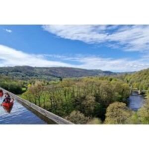 2.5-Hour Guided Canoe Aqueduct Adventure for 2 or 4 with TNR Outdoors - North Wales UNESCO Pontcysyllte Experience