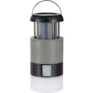Portable Waterproof Camping Mosquito Zapper Lantern & Solar Power Bank - ABS