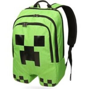 Kids Durable Oxford Creeper Print Backpack - Fun Minecraft- School Bag (Ages 6+) | Wowcher