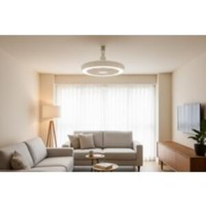 Low Profile LED Ceiling Fan with 3 Speeds & E27 Quick Fit | Wowcher