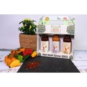 South Devon Chilli Sauce 3-Bottle Gift Hamper - Gourmet Food Gift Set | Wowcher