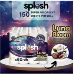 Splesh Quilted 3-Ply Extra Soft Eco-Friendly Toilet Tissue