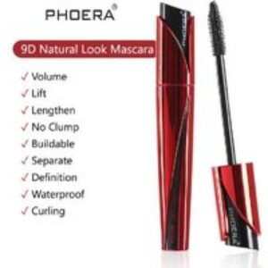 13pc Mascara & Hair Essentials Kit - Professional Makeup & Haircare Set for Volumising Lashes and Sleek Styles | Wowcher