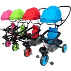 Sturdy Toddler Tricycle with Lights & Music - Ages 1.5-5