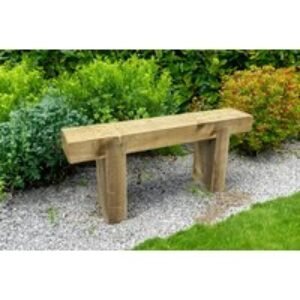 Rustic Wooden Garden Bench - Weather-Resistant