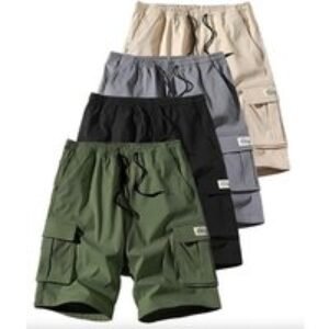 Women's Black Men's Casual Loose-Fit Summer Shorts 3-Pack | Wowcher