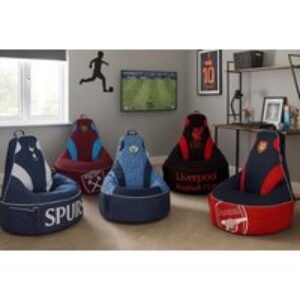 XL Ergonomic Football Club Gaming Beanbag Chair - Water-Resistant