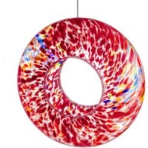 Handcrafted Ceramic Hanging Bird Feeder - Weatherproof