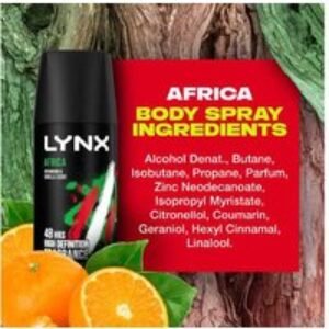 Lynx Africa Body Spray 48H Fragr Deo Men 35ml