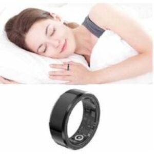 Stainless Steel Smart Fitness Ring - Waterproof Activity & Sleep Tracker | Wowcher