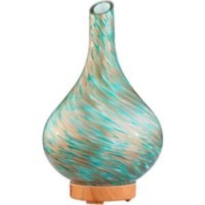 Handcrafted Aroma Diffuser with LED Mood Lighting - Blue - Large | Wowcher